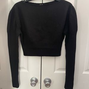 Rick owens mountain fw12 crop sweater.